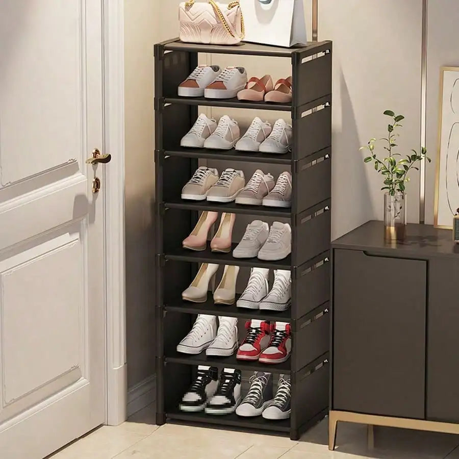 1PC Home 8-Layer Single-row Shoe Rack, Living Room