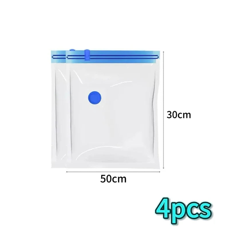 Thickened Vacuum Compression Bag Transparent Quilt Vacuum Bag Storage Bag Household Clothing Storage and Sorting Bag