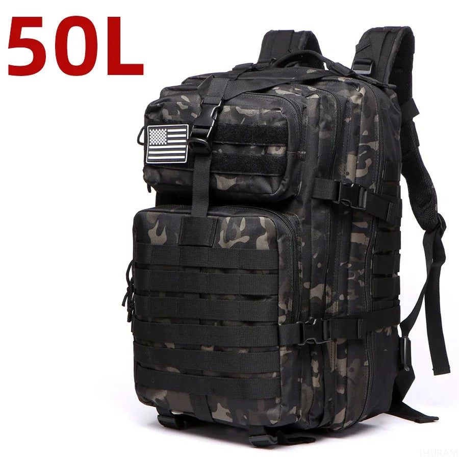 25L/50L Sturdy Nylon Waterproof Tactical Sports Trekking