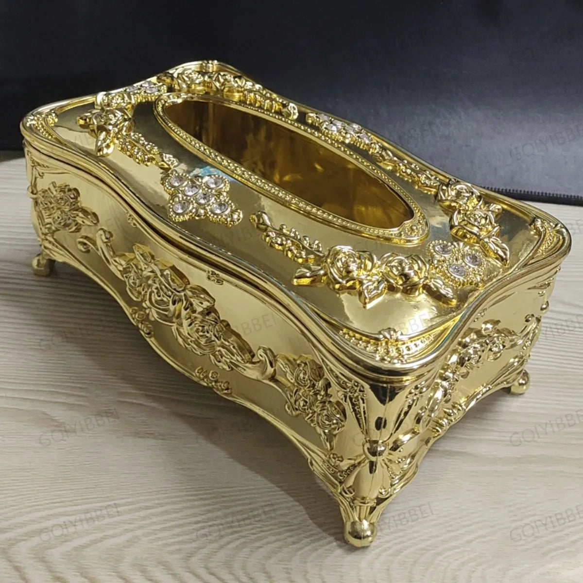 European Desktop Decoration Storage Box Kitchen, Living Room, Office, Dining Room, Hotel Tissue Box/Toothpick Holder