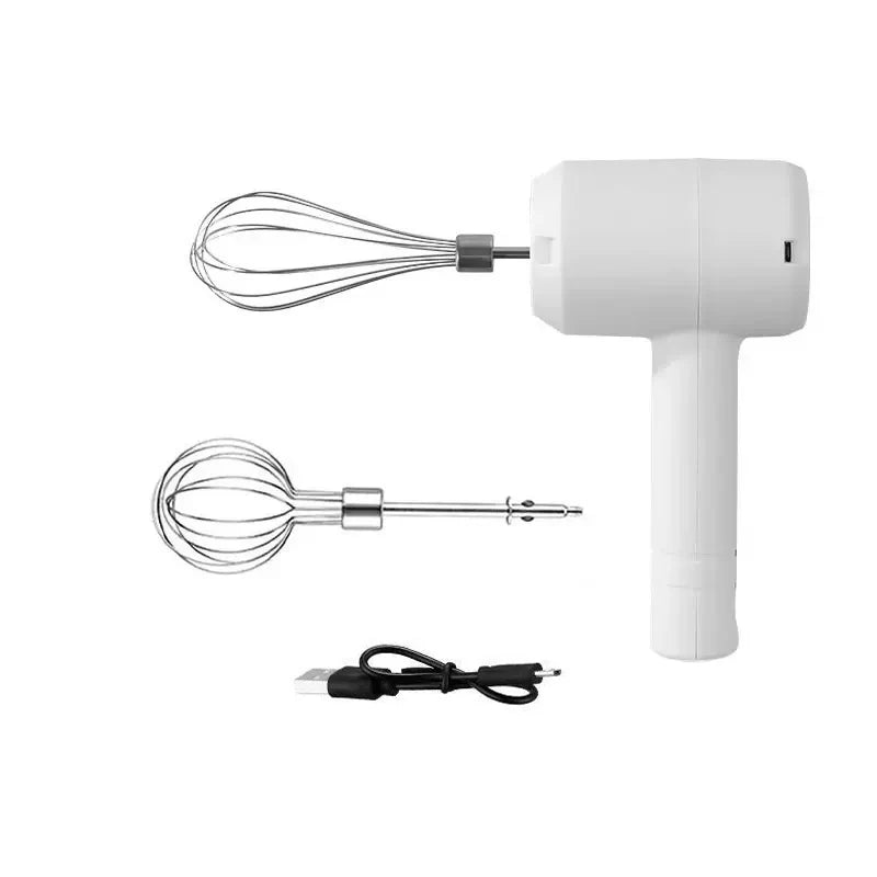 Diwiter 1 PCS Wireless Electric Food Mixer Portable 3 Speeds Egg Beater Baking Dough Cake Cream Mixer Kitchen Tools