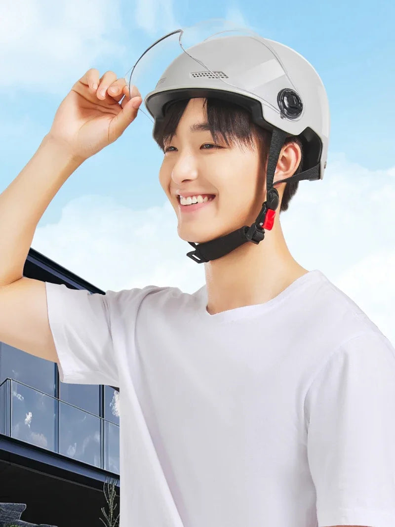 2025 Helmet For Electric bike  Motorcycle helmet  Man Woman Half Helmet in summer