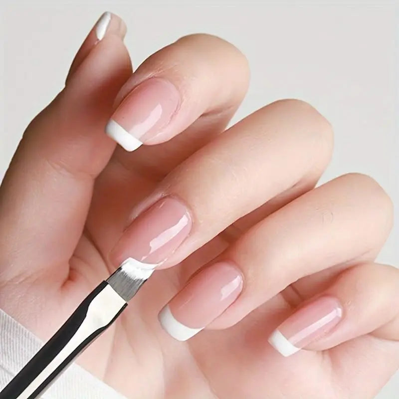 1/5Pcs Professional French Nail Art Brushes Set Half Moon Shape Nail Brush UV Gel Acrylic Painting DIY Manicure Tool