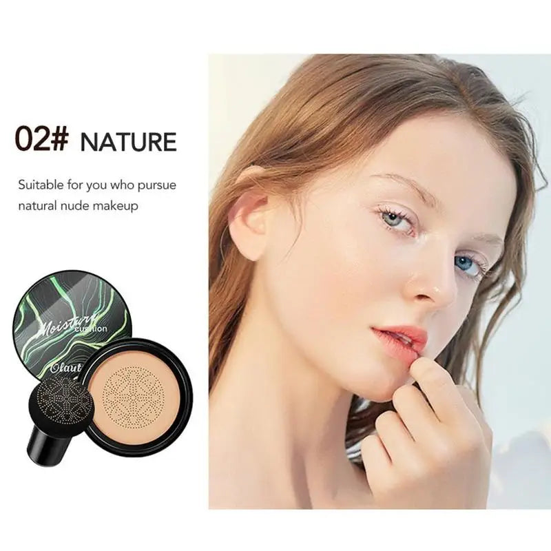 Mushroom Head Air Cushion CC Cream Moisturizing Foundation Concealer Whitening Oil-control Face Base Makeup Cosmetics