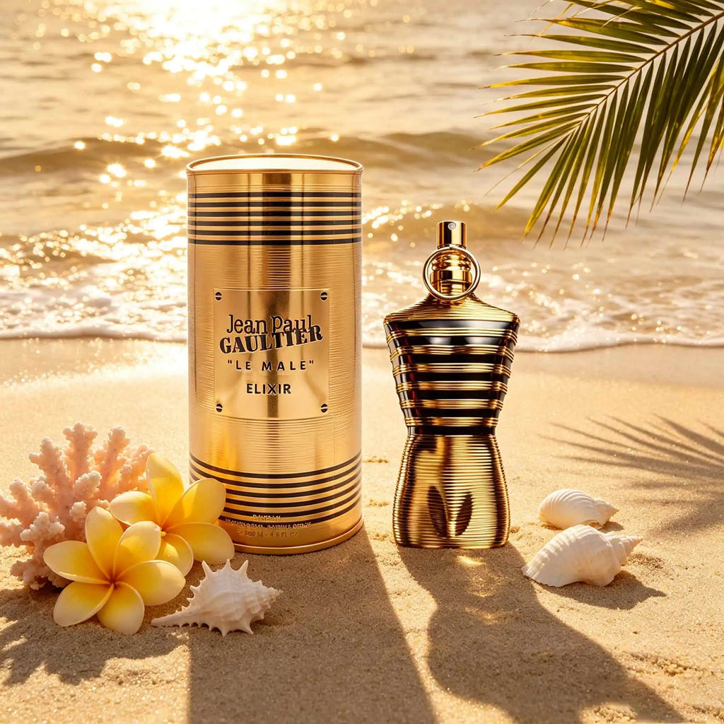 Jean Paul Gaultier Le Male Elixir intense Men Perfume Bursts With Hot Spices, Vanilla Softens Smoky Wood.