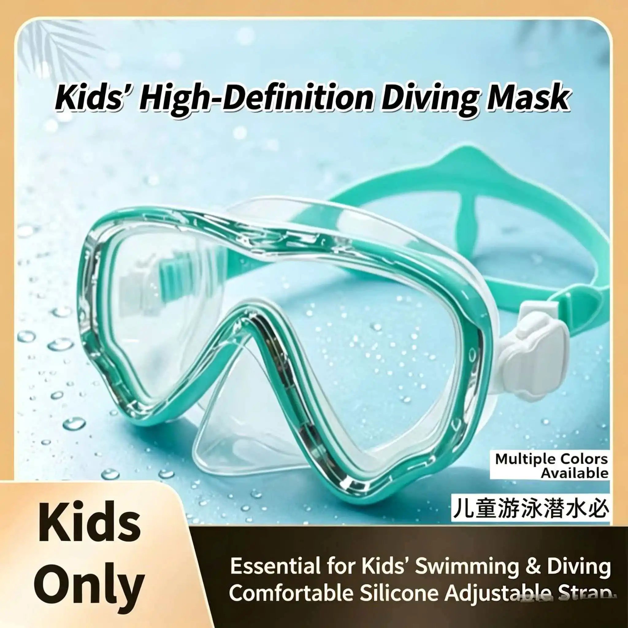 QYQ Children's Swimming Goggles Diving Snorkeling Mask Swimming Goggles Boys Girls Youth 5-16