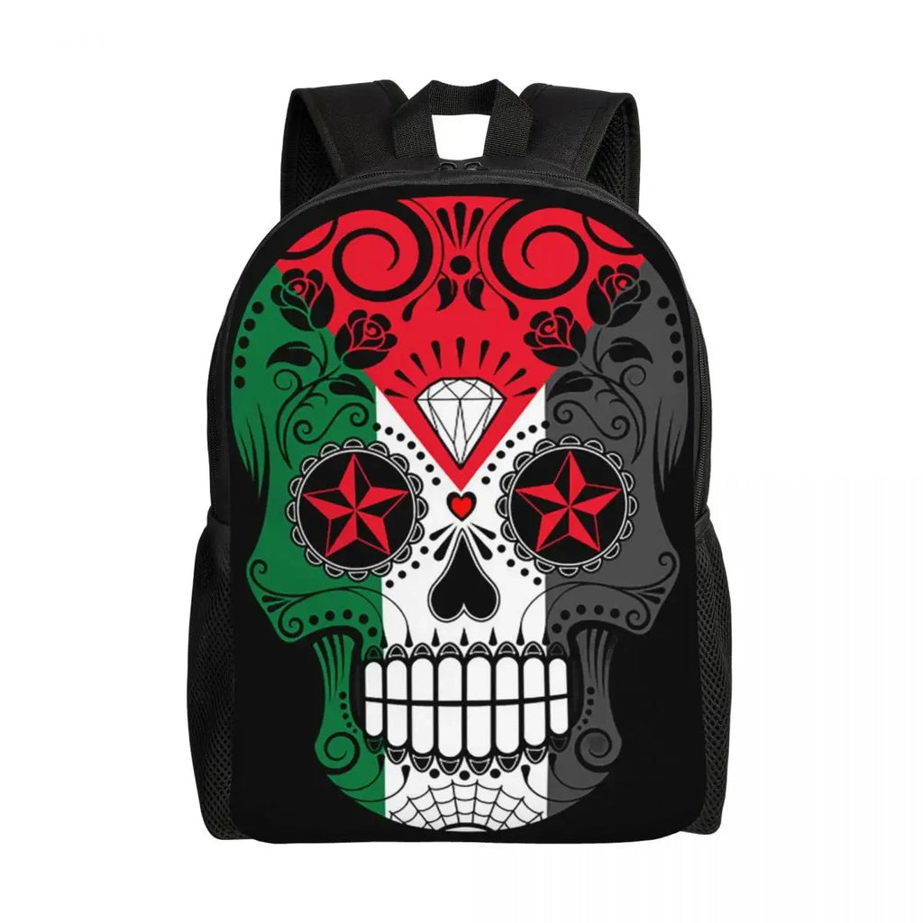 Palestinians Keffiyeh Pattern Backpack for Women Men Waterproof College School Tradition Bag Print Bookbags