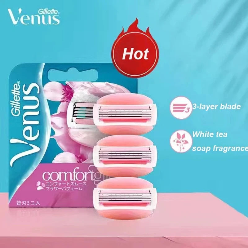 Gillette Venus Razor Blade 3 Layer Shaving Razor Blade Heads Replacement