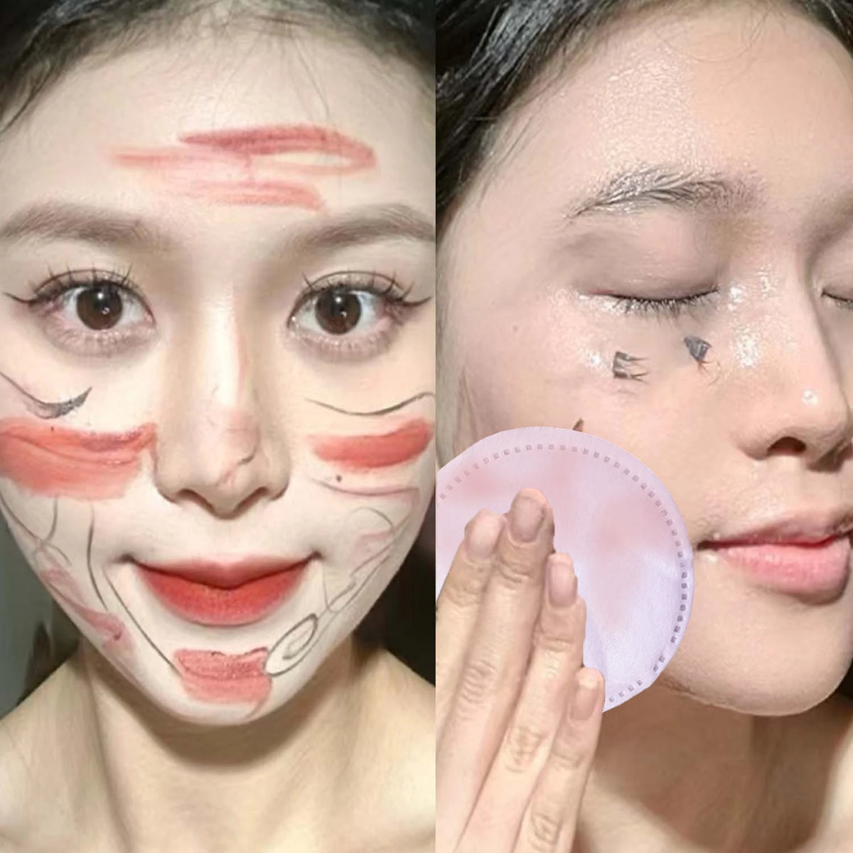 Disposable Soft and Breathable Circular Makeup Remover
