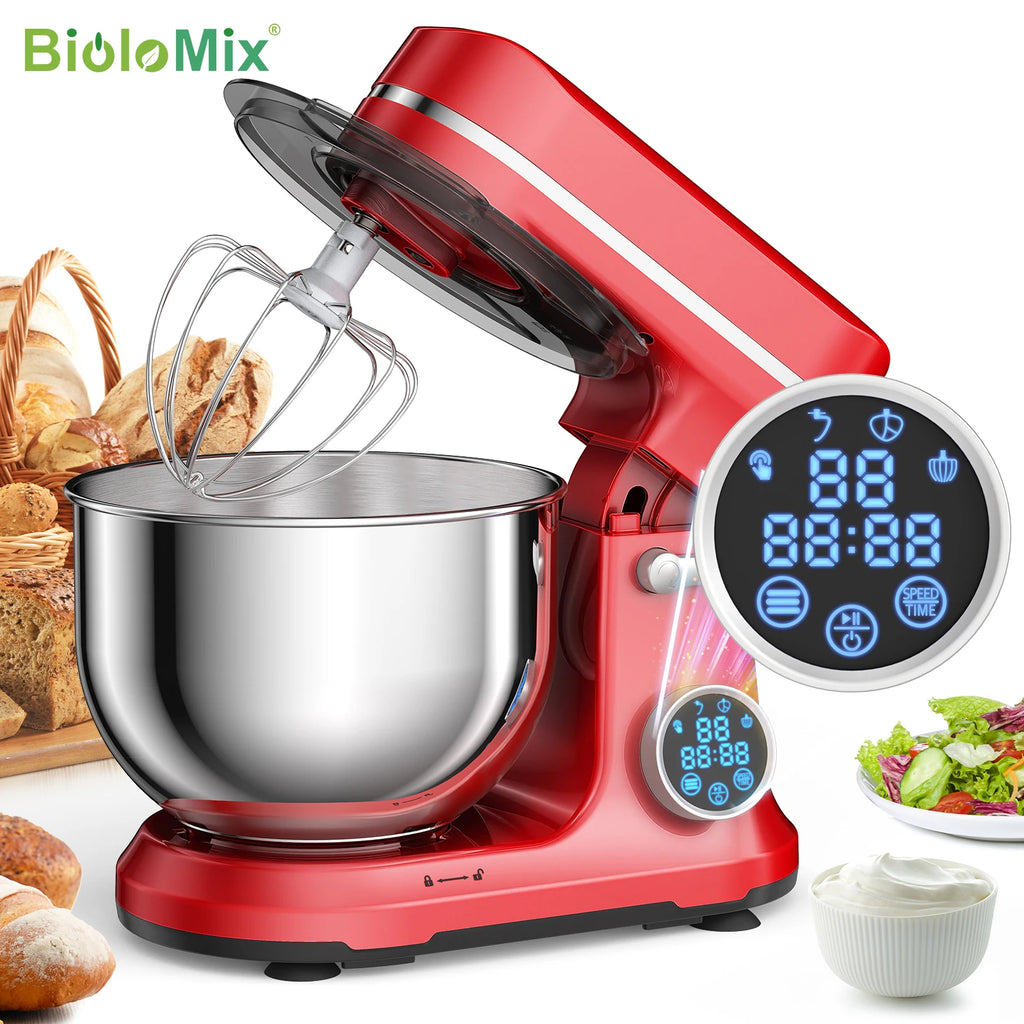 BioloMix 11-Speed Professional Stand Mixer – 1200W DC Motor