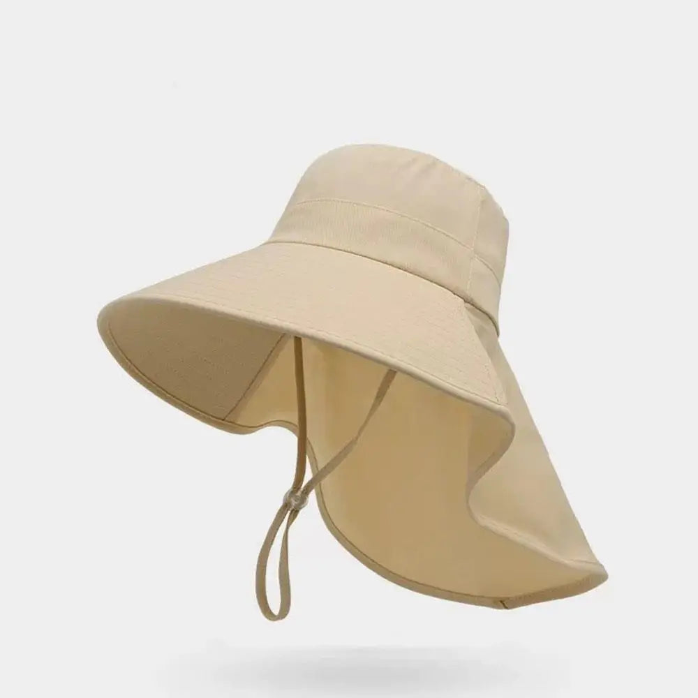 HOT Women's Sun Hat Summer Quick Dryng UV Protection Fisherman Cap Wide Brim Bucket Hat With Neck Hiking Cover Sunshade Cap 2025