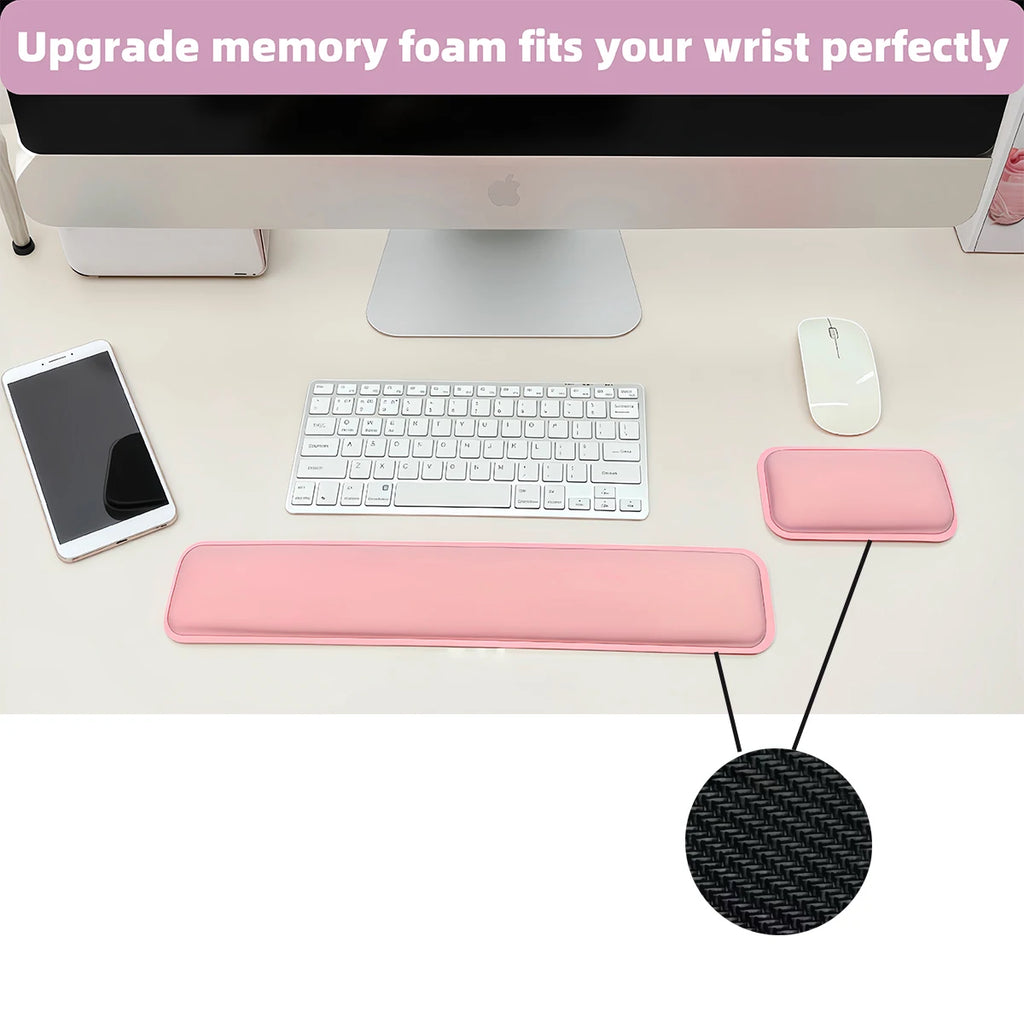 Wrist Rest for Keyboard and Mouse, Computer Ergonomic Wrist Support Pad
