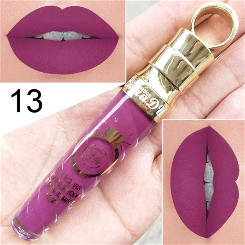 20 Colors Matte Liquid Lipstick Waterproof Long Lasting