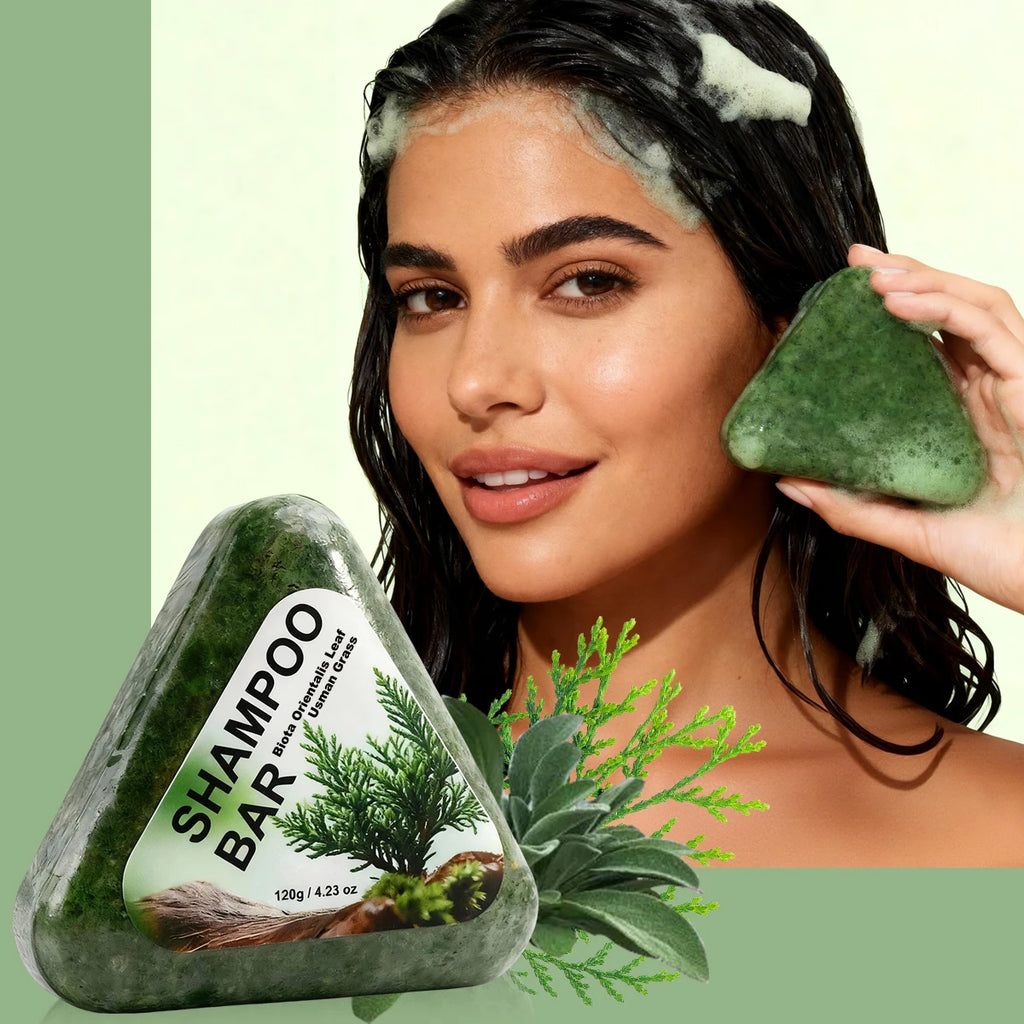 Usman grass Smooth Triangle Shampoo Bar,