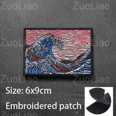 3D Embroidery Creative  Gold Coins and Stereo Eagles Armband