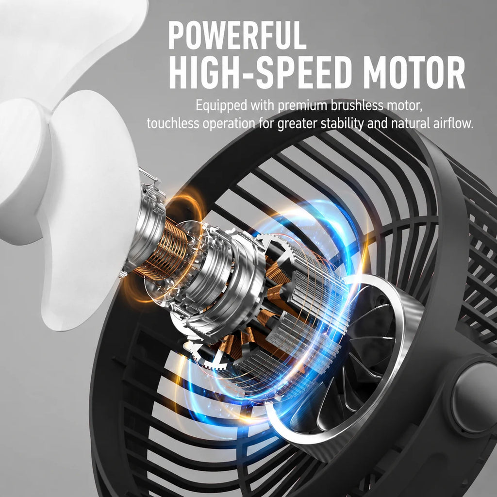 Multifunctional Mini Clip Fan USB Powered Low Noise Desktop Hanging Fan Summer Personal Cooling Ventilador