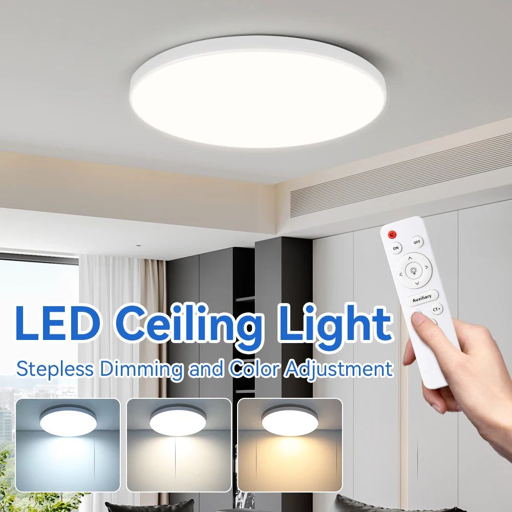 Remote LED Ceiling Lamp Dimmable  40W 50W 60W