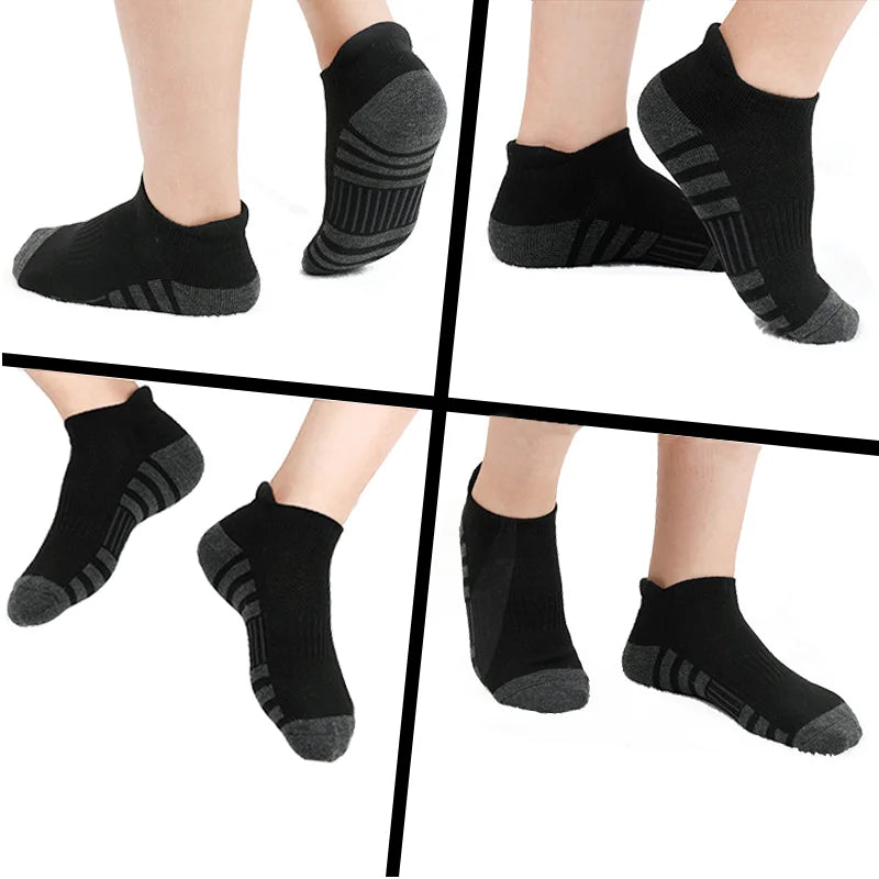 6/24 Pairs Cushioned Breathable Ankle Athletic