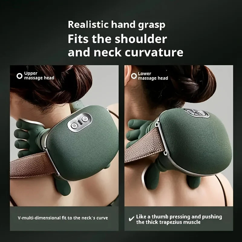 Ergonomic Deep Tissue Massager, Simulate Human 5 Fingers