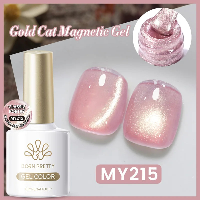 BORN PRETTY 117 Colors Cat Magnetic Gel Nail Polish 10ml