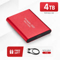 1TB Portable SSD 2TB External Hard Drive USB 3.1 High Speed Mobile Data Storage