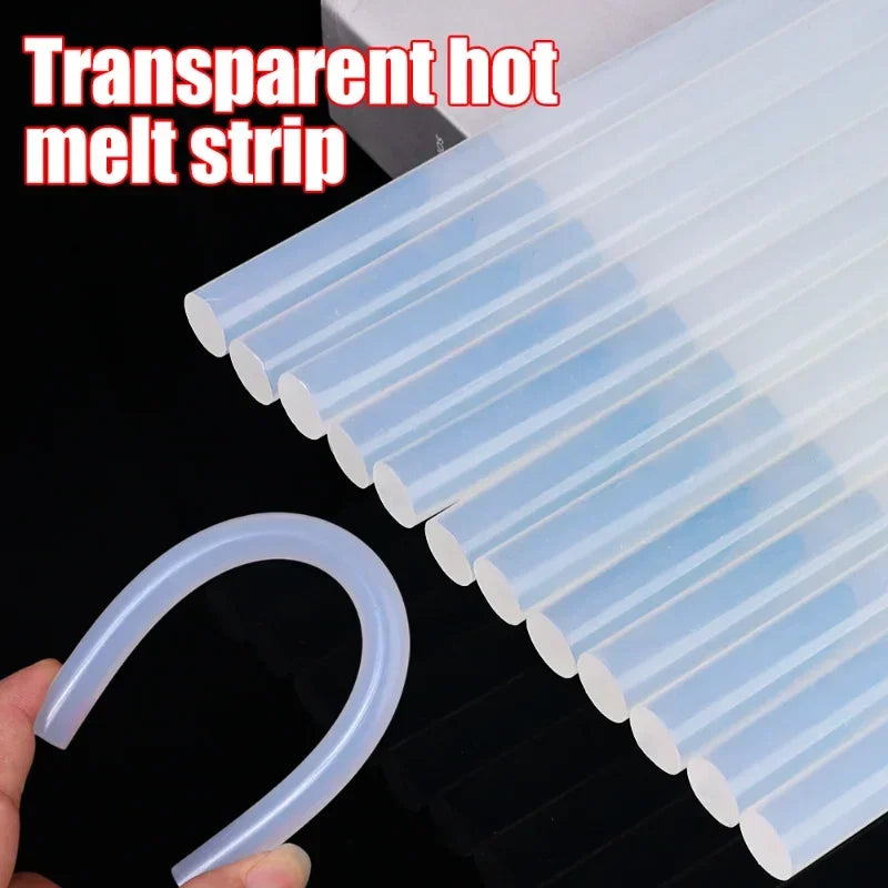 50/1x 7mm Wholesale Strong Adhesive Transparent Hot Melt Glue Sticks DIY Craft Glue Stick Repair Kit Tools for Electric Glue Gun
