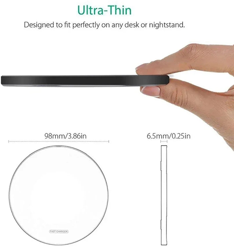 30W Wireless Charger for IPhone17 16 15 14 13 12 X XR XS Max 8 for Samsung S24 S23 S22 S10 S20 Note10 20 Xiaomi Huawei Phone