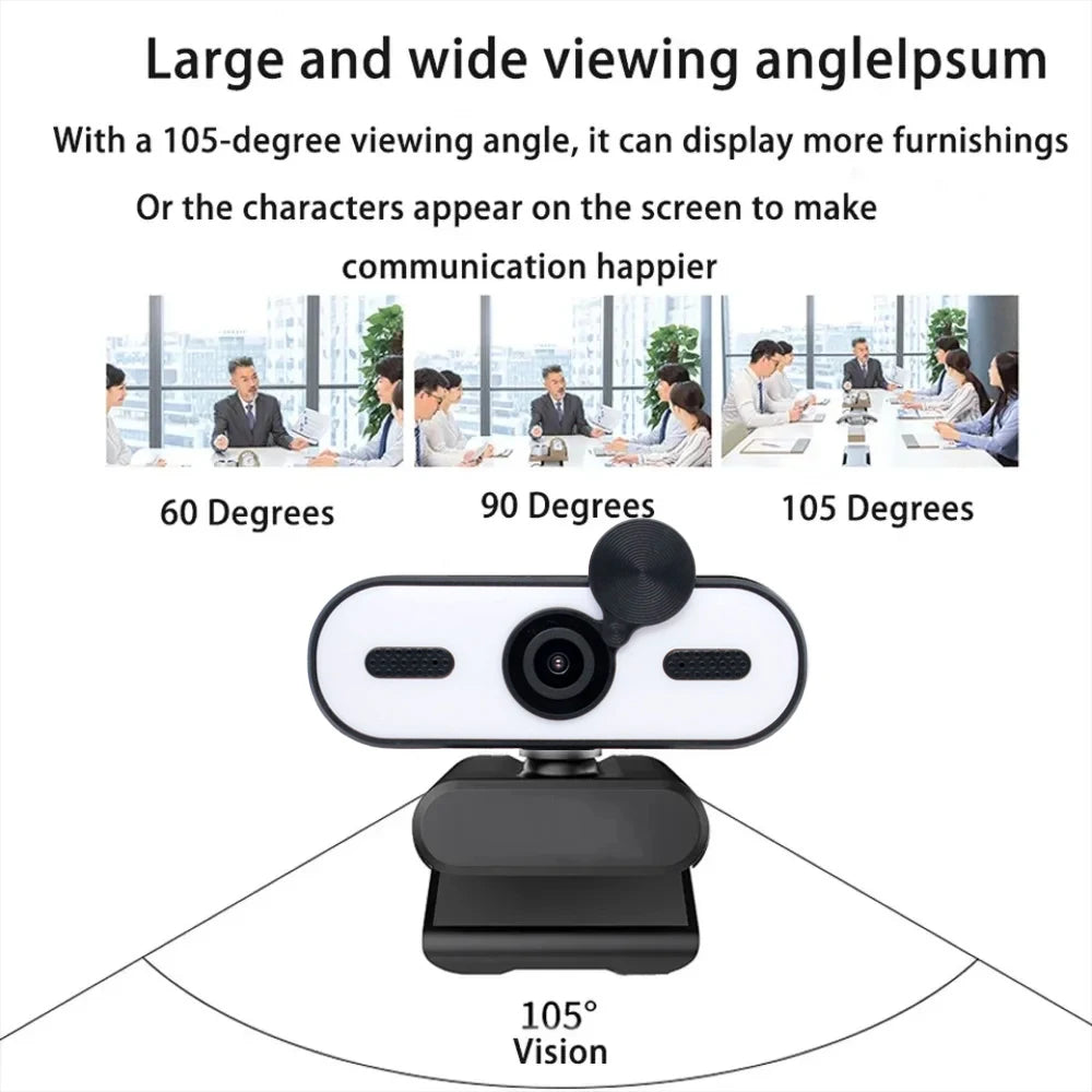 4K 2K Mini Webcam 1080P HD for PC Laptop Autofocus 30 FPS USB