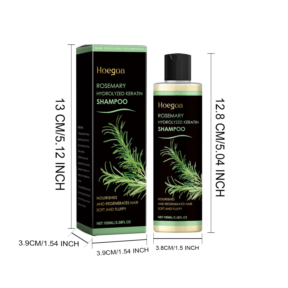 Rosemary Natural Shampoo Thickening & Strengthening Deep Nourishing Scalp Care.