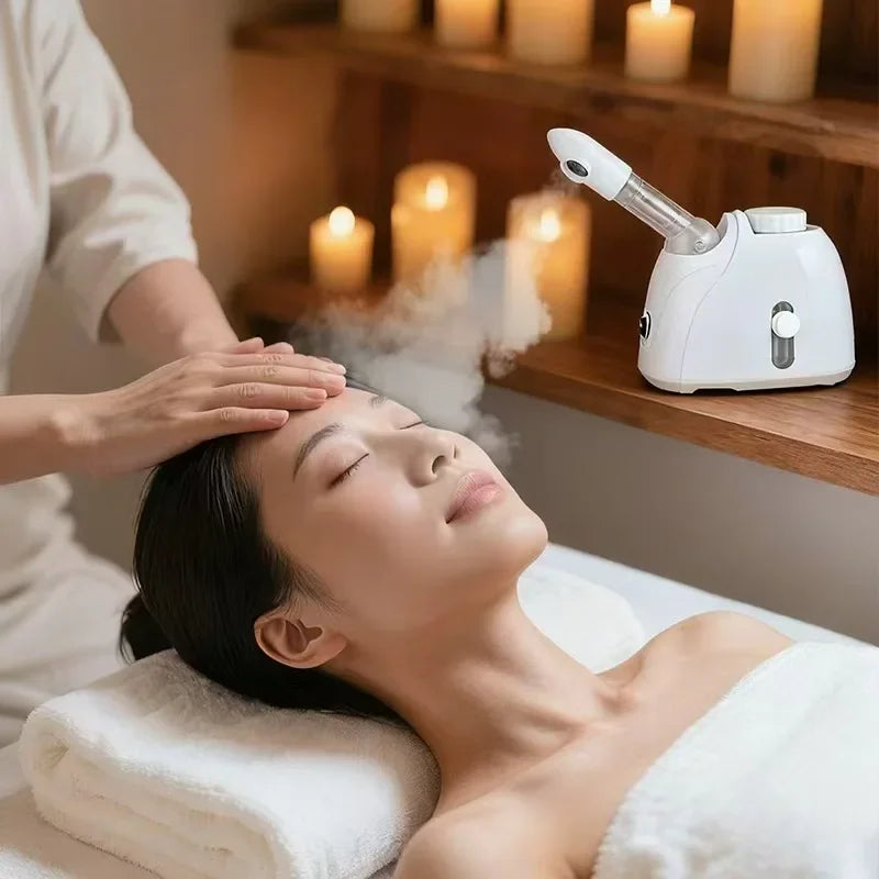 Home Spa Facial Nano Steamer Portable Warm Mist Humidifier