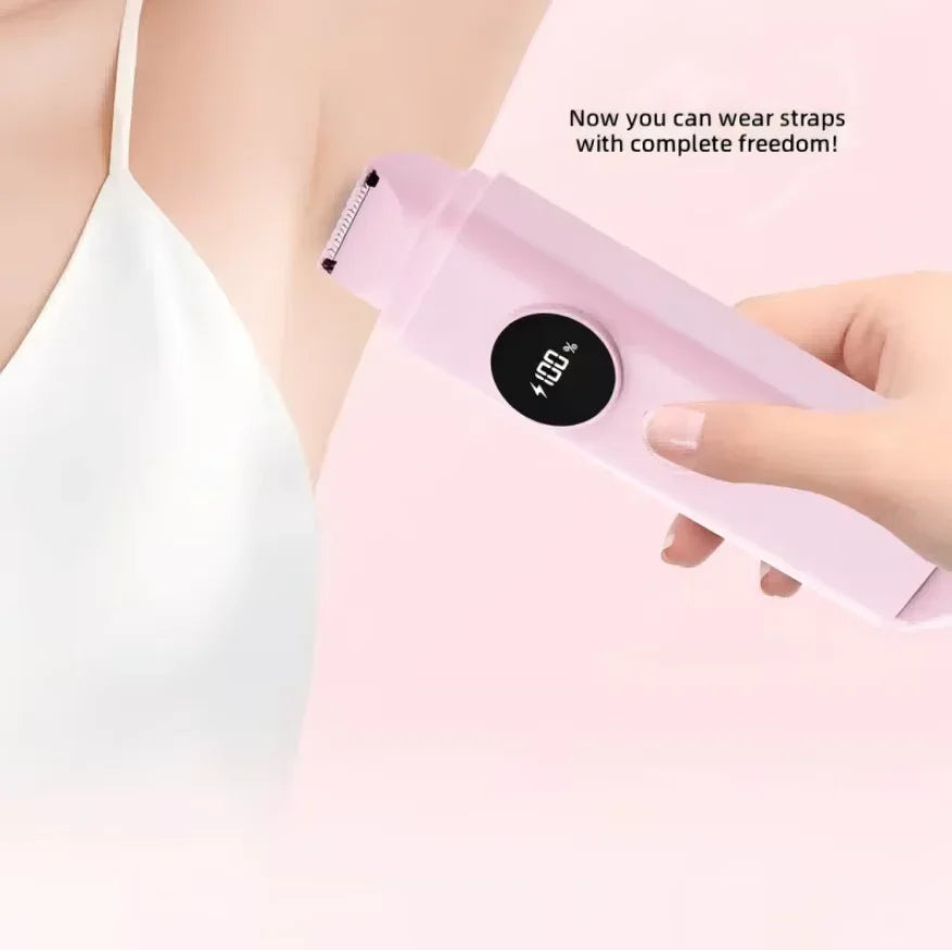 Rechargeable Waterproof DualHead Women Hair Remover Painless