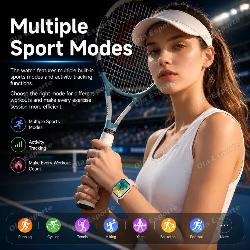2026 Smart Watch 2.01'' Waterproof Fitness Sports Watch