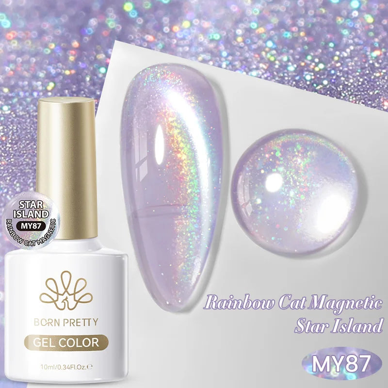 BORN PRETTY 117 Colors Cat Magnetic Gel Nail Polish 10ml