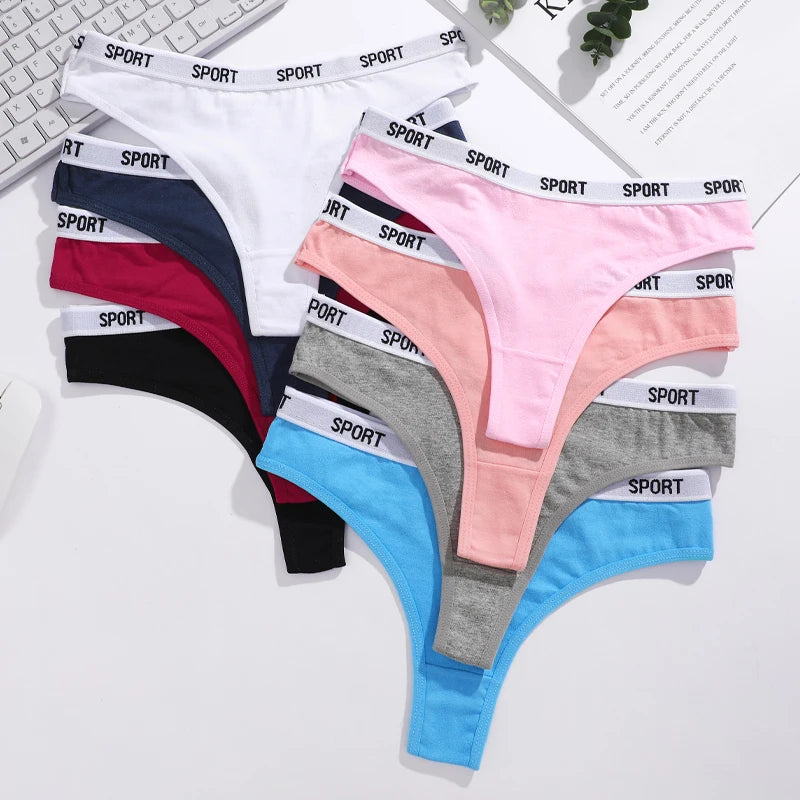 3Pcs/Set Seamless Cotton Panties For Women Soft Letter Embroidered G-strings Underwear S-XL Female Breathable Sexy Lingerie 2026