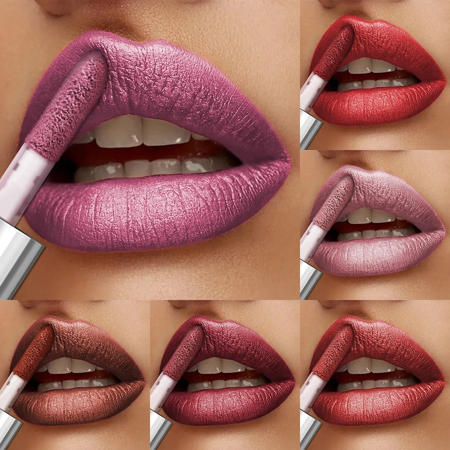 20-colors Glitter Lip Glaze Waterproof Diamond Shimmer Lip Gloss Sparkling