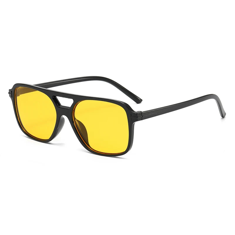 Children Double Girder Pilot Large Frame Sunglasses