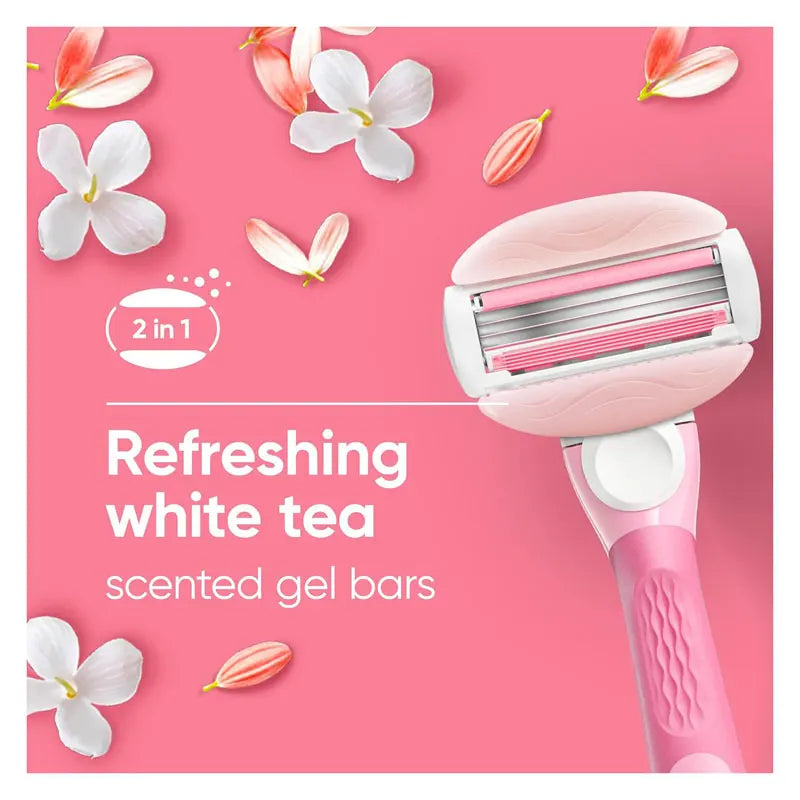 Gillette Venus ComfortGlide Replacement Shaving blade 3 Layer Blades with Soap Bar