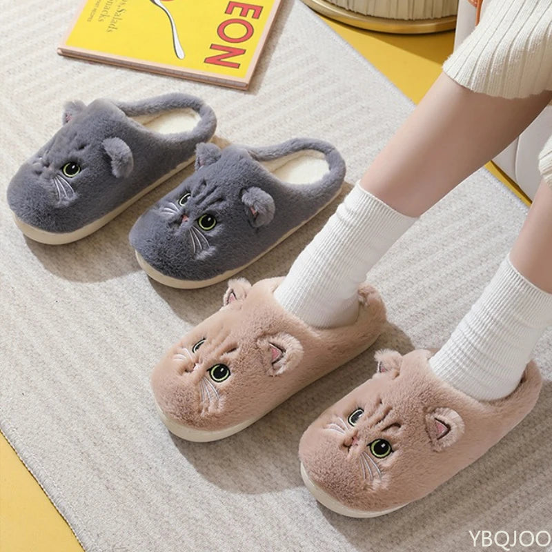 New Autumn Winter Cotton Slippers Men and Women