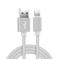 Metal Nylon Braided USB Charger Cable for iPhone 14 8 7 6S Plus X XR XS 11 12 13 Pro Max iPad 9