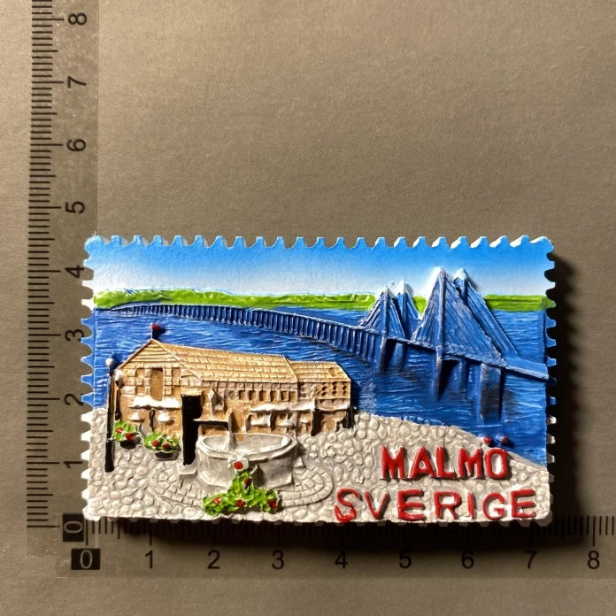 Sweden Amorous Feelings Fridge Magnets Tourist Souvenirs Crafts Refrigerator magnet Decoration Articles Handicraft Gifts