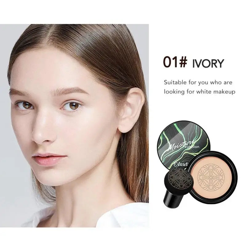 Mushroom Head Air Cushion CC Cream Moisturizing Foundation Concealer Whitening Oil-control Face Base Makeup Cosmetics