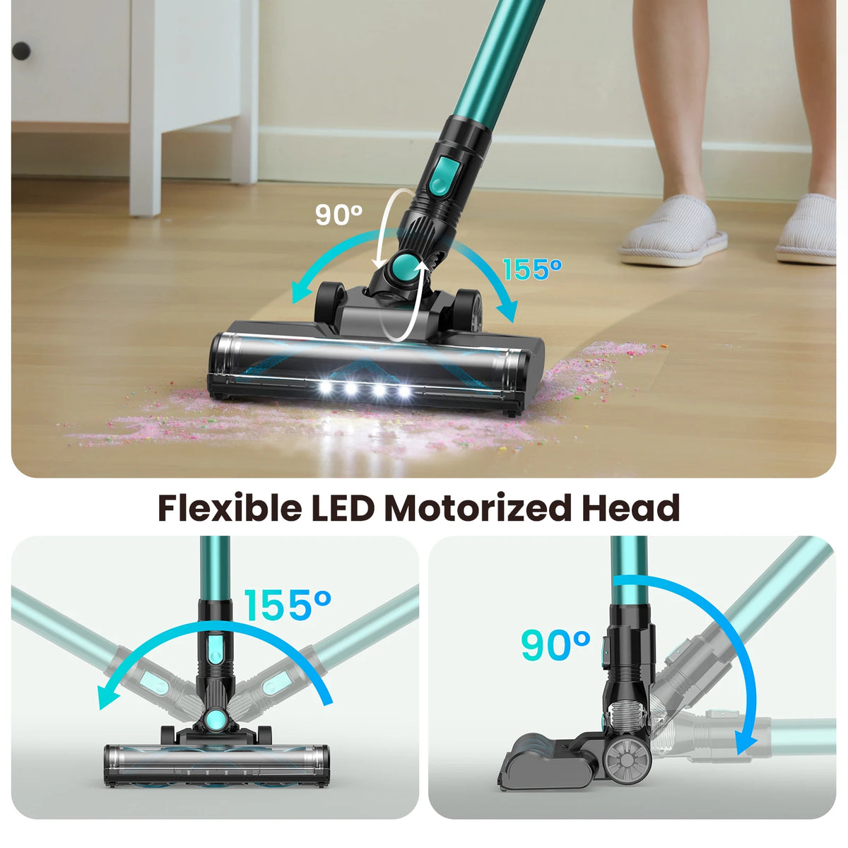Vastorm N3T Cordless Stick Vacuum Cleaner 40KPa Powerful Suction 3‑in‑1