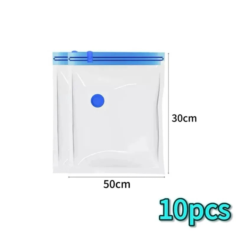 Thickened Vacuum Compression Bag Transparent Quilt Vacuum Bag Storage Bag Household Clothing Storage and Sorting Bag