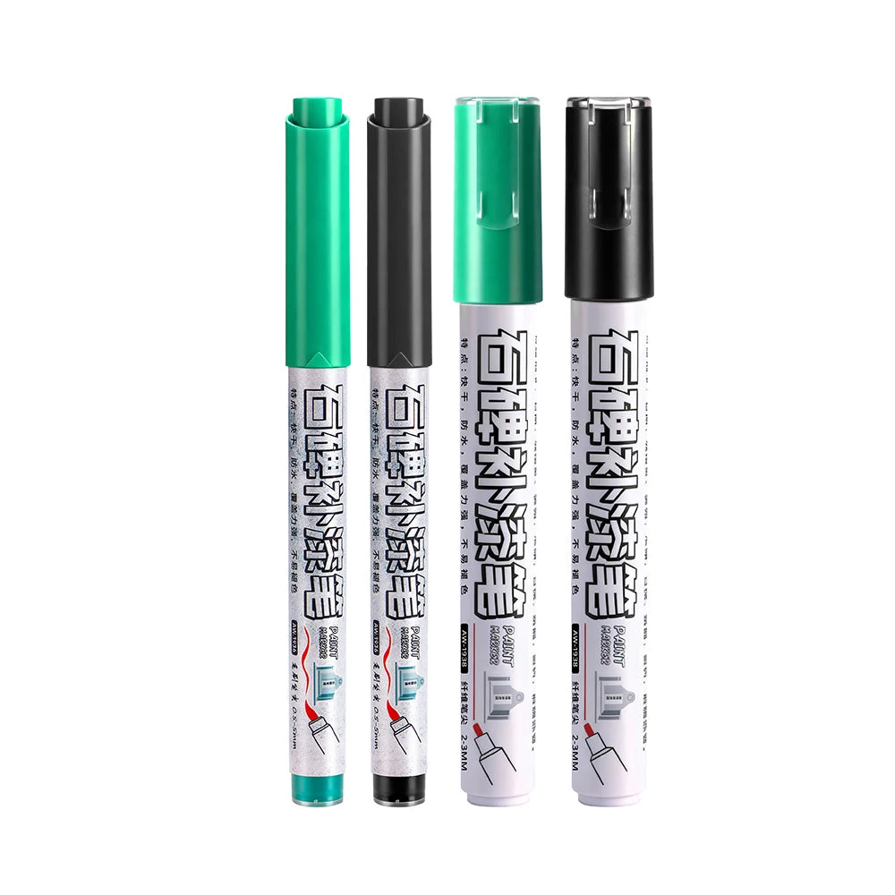 4 Colors Tombstone Marker Pen Professional Inscription Repair