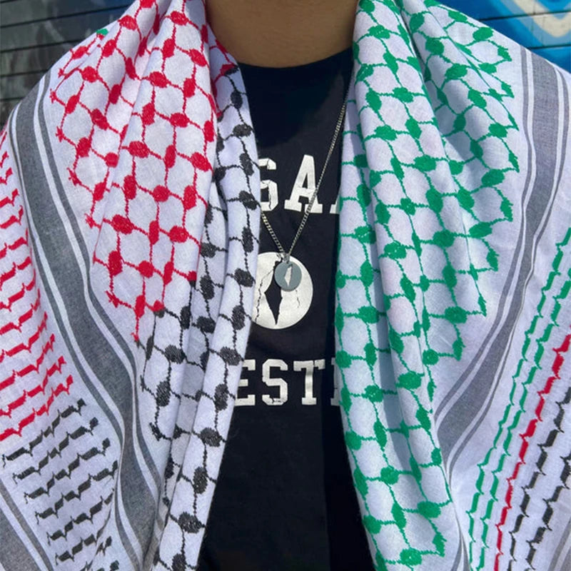 2024 Arab Styles Scarf Female Foulard Designer Plaid Print Hijab Soft Shawls and Wraps Pashmina Bandana Muslim Headscarf