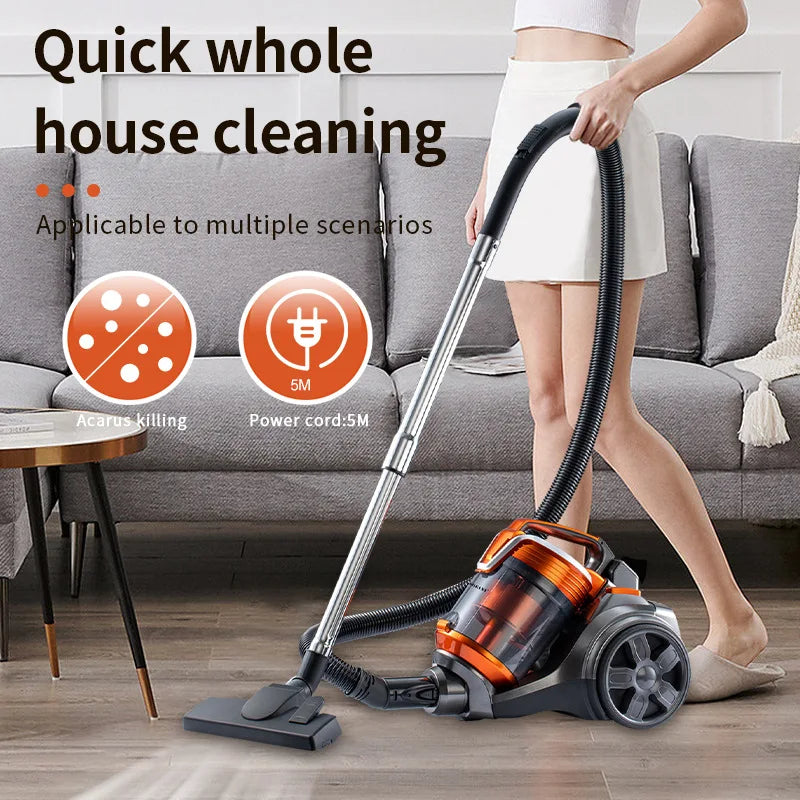 3600W Multi-Cyclonic Bagless Vacuum Cleaner, High Power 15kPa