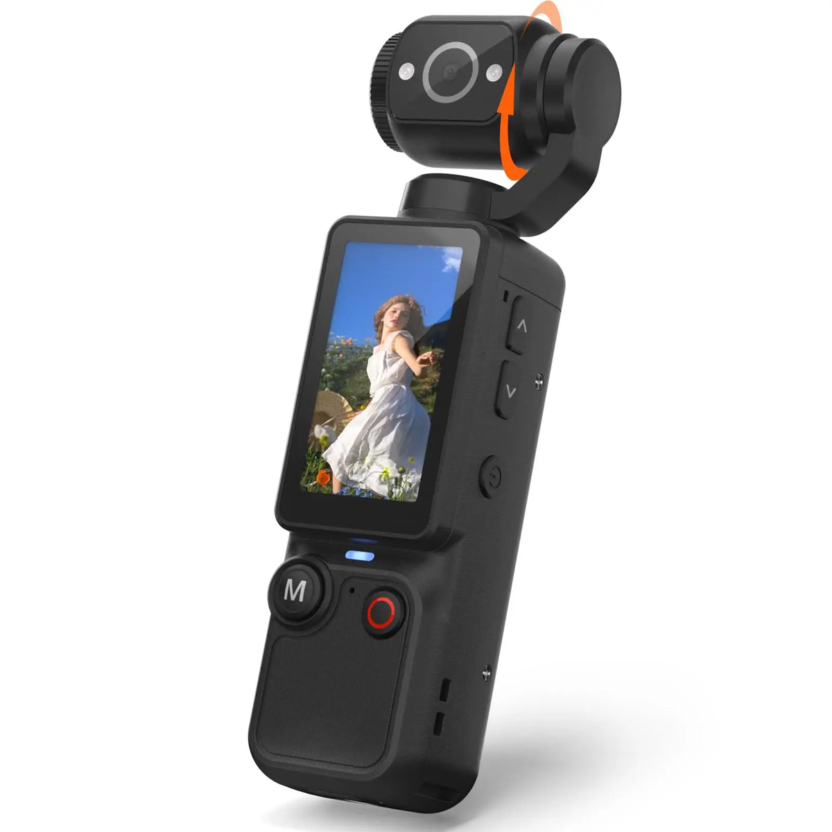 2026 New Portable 1MP Digital Camera with 4K Video, 16x Zoom & 180° Rotating Lens - Night Mode, Autofocus, Flash