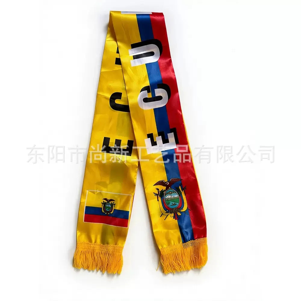 2026 Haiti  NorwayCountries Flag Scarf14x135cm Double-sided