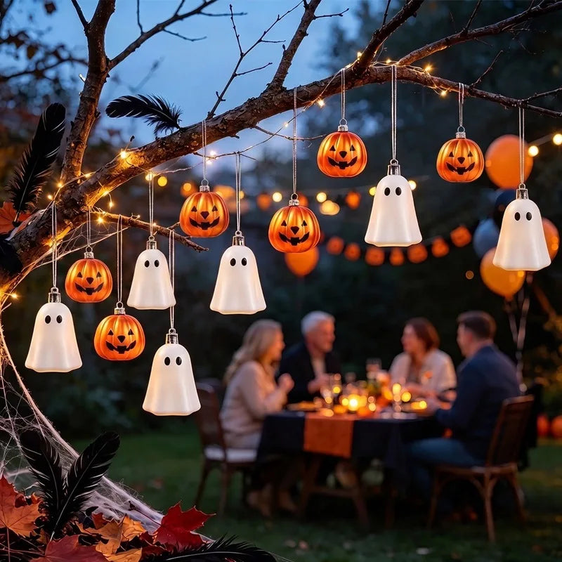 20PCS Halloween Pumpkin Ghost Hanging Ornaments