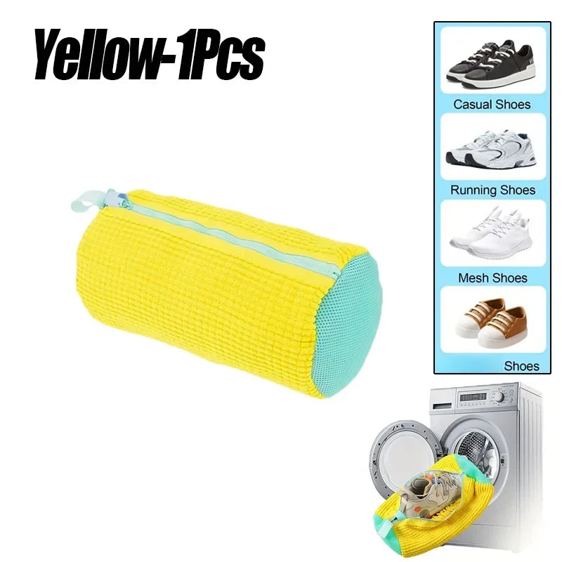 Laundry Bags Shoe Washing Machine Bag-with Zipper Laundry Bag with Rich Fluff Inside